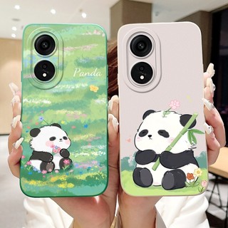 Ốp bảo vệ ống kính OPPO Reno8 T 5G CPH2505 Reno 8T 5G 2024 Vỏ điện thoại TPU silicon mềm hình thỏ gấu trúc dễ thương