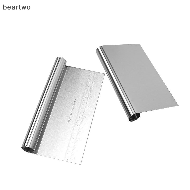 < Beartwo > Máy cắt bột bằng thép không gỉ có vảy, Máy cắt bột, Dụng cụ cạo nướng bánh 15 20 22cm, Tay cầm cuộn Máy cạo mì gạo Đẹp