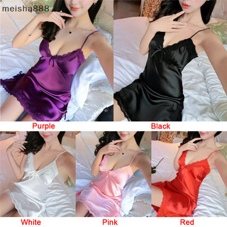 Meisha888 Đồ Lót Nữ Lụa Áo Váy Ngủ Gợi Cảm Đẹp