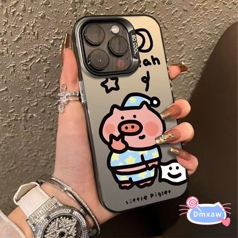 Ốp Lưng Lợn Hồng Ngộ nghĩnh Cho OPPO Reno 12 11 Pro 11F 8T 7 8 6 4 4G 8T 5G 9 8 7 6 5 Pro Plus 7Z 8Z 7 8 5 4 Lite 5F 4F Vỏ Chống Sốc Hoạt Hình Dễ Thương Màu Hồng Ốp điện thoại cặp đôi lợn