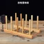 Giá gỗ úp ly cốc 6/8 nhánh kiểu vintage cổ điển