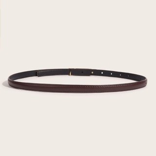 Thắt lưng khóa trượt kim loại HEARTHLY, Thắt lưng da mỏng dành cho nữ, Thiết kế sang trọng đa năng Dây thắt lưng hợp thời trang