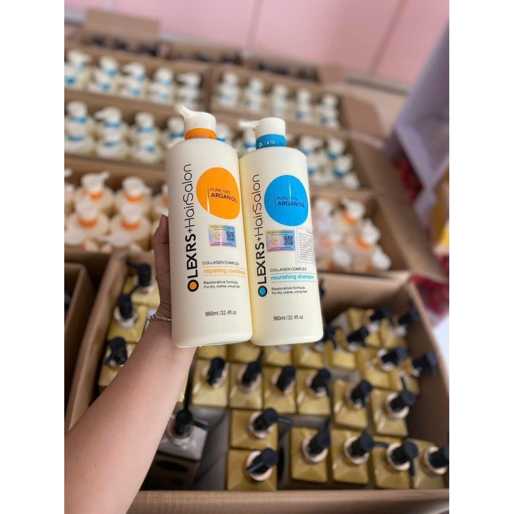 [Hàng Auth - Chọn màu] [Ảnh thật] [Chính hãng] Dầu gội cặp Olex Arganoil 960ml
