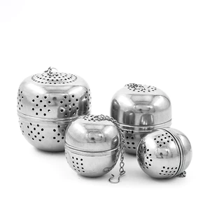 Bóng lọc inox, có dây treo, không gỉ, nhiều kích thước, lọc trà inox FE123