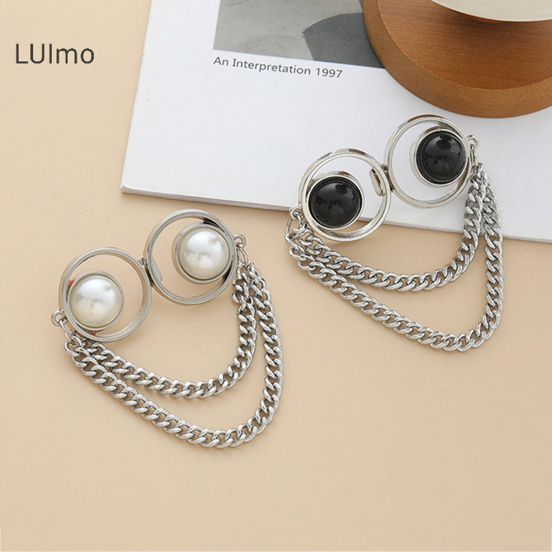 Luimo Ngọc Trai sel Khóa Eo Thắt Lưng Khóa Không May Có Thể Tháo Rời Quần Jean Kẹp Dành Cho Nữ Bé Gái Quần Áo Phụ Kiện SBS