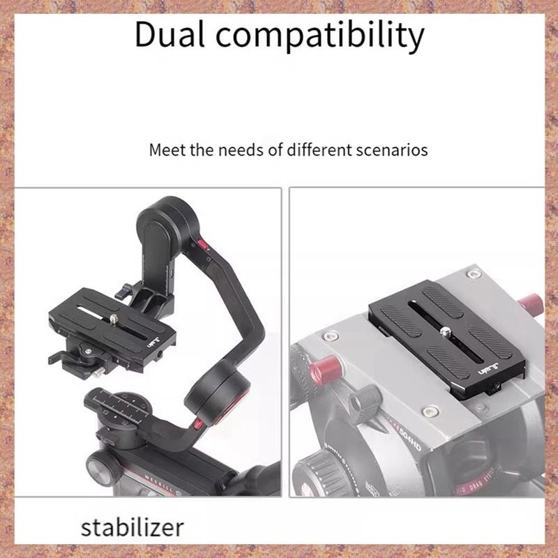 Tấm ổn định JLwin cho Zhiyun Crane 2 / 3 Tấm Manfrotto tương thích Microbi S / 2 / 3 Tấm (R F C V)