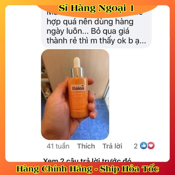 [Hàng nội địa Đức Đủ BILL] Serum Vitamin C Balea Đức sáng da, mờ thâm, chống lão hoá và nếp nhăn