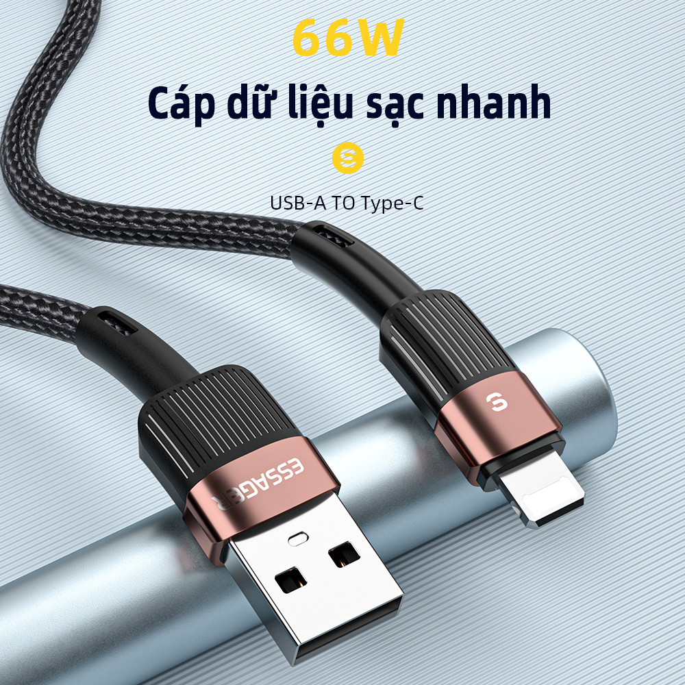 Ảnh Essager 0.5m/1m/2m/3m cáp sạc nhanh cho ip  Pro Max 3