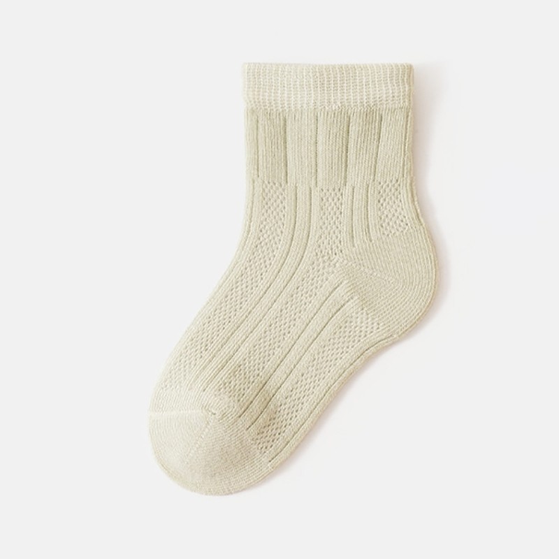Dasbsug 3 Đôi Tất Lưới Mắt Cá Chân Mỏng Mềm Mại Thoáng Khí Cho Bé Tập Đi, Cotton Cho Trẻ Sơ Sinh