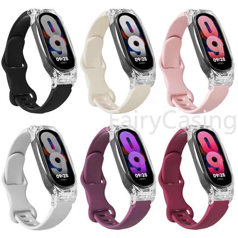 Dây đeo silicon cho Xiaomi Mi Band 10 9 8 7 6 5 4 3 Vòng đeo tay thay thế cho MiBand 10 NFC ban nhạc