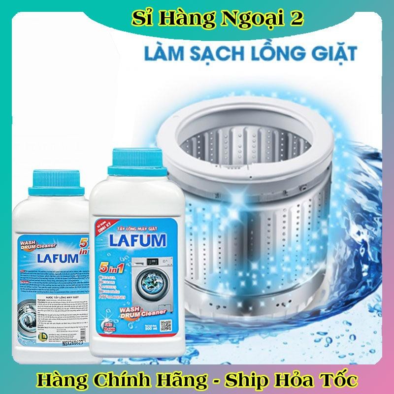 Dung Dịch Vệ Sinh Tẩy Lồng Máy Giặt LAFUM Làm Sạch Cặn Bẩn Lồng Giặt 500ml
