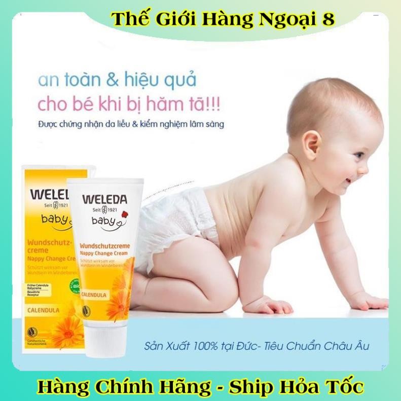 Kem chống hăm Weleda Đức hữu cơ CAO CẤP (chuẩn Đức) Organic BIO -Nội địa Đức Đủ Bill