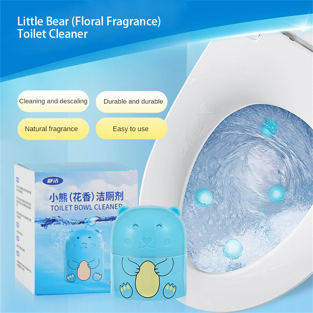 Ảnh Chất Tẩy Rửa Tự động Giao Hàng Nhanh Hương Thơm Nhẹ Dễ Sử Dụng Sử Dụng Hàng Ngày Tại Nhà Chất Tẩy Rửa Bồn Cầu Có Dây Xô Vệ Sinh Khử Trùng Và Tẩy Cặn Phòng Tắm Blue Bubble (KÍNH) 1