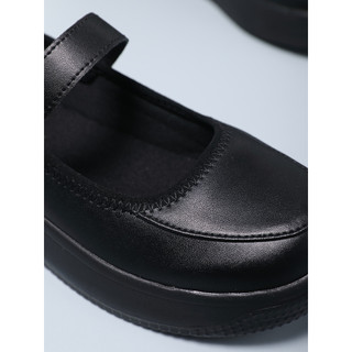 Giày da Mary Jane Velcro Giày thể thao thông thường Giày đi bộ chống trượt cho nữ Còn hàng Miễn phí vận chuyển