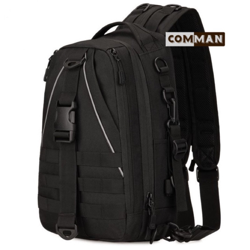 Túi đeo chéo kết hợp ba lô COMMAN_Fishing Chest Bag Backpack