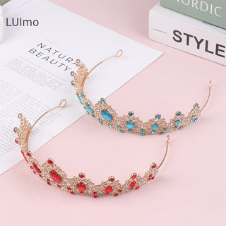 Luimo 2024 Mới Pha Lê Tím Cô Dâu Thái Hoàng Gia Nữ Hoàng Tiara Cuộc Thi Prom Cô Dâu Diadem Công Chúa Cưới Vương Miện Phụ Kiện Tóc SBS