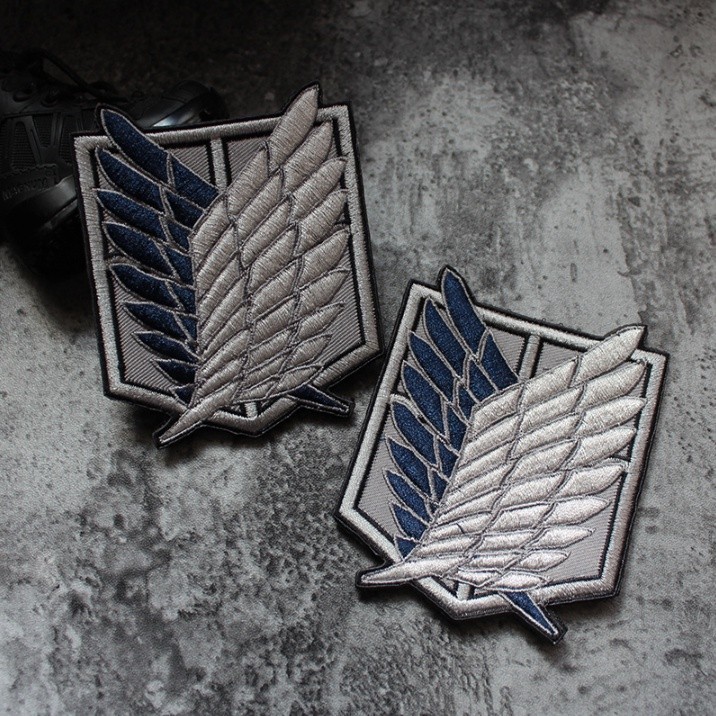 Patch Attack on Titan dán quần áo_ba lô_túi xách _retro