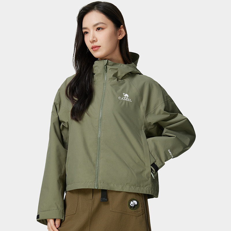 Ảnh Áo khoác ba chống CAMEL CROWN dành cho nữ ngoài trời Vỏ cứng một lớp Áo khoác leo núi thông thường 1