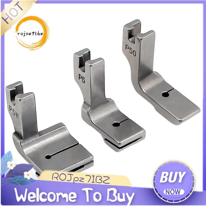 3 Chiếc Tập Hợp Xếp Ly / Shirring Presser Chân P5 P50 P5W Cho Máy May Công Nghiệp JUKI Brother, Dễ Sử Dụng Bền Đẹp