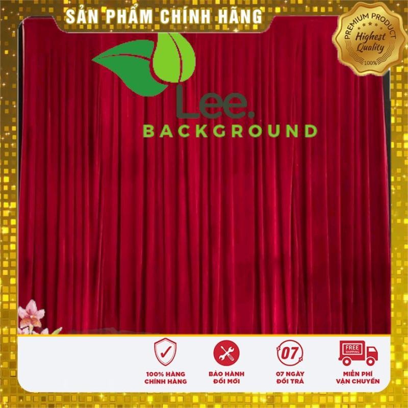 (Background Lee) Phông Rèm Vải Nhung Đỏ Làm Phông Nền Backgroud Trang ...