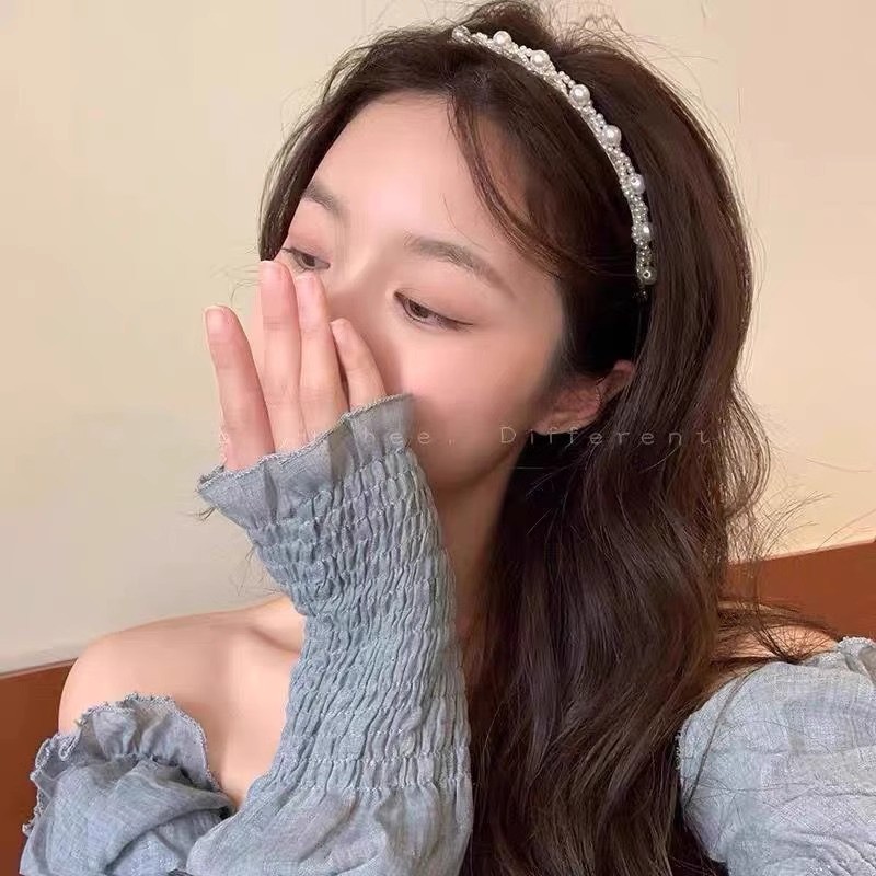 Băng Đô Nữ Sang Trọng Thu Đông Phong Cách Hàn Quốc Băng Đô Nữ Ngọc Trai Băng Đô Thời Trang Phụ Kiện Tóc