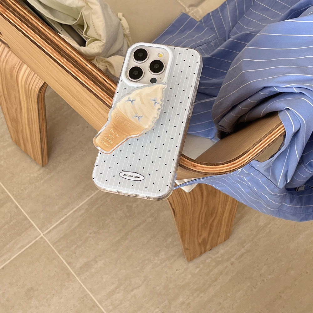 Vỏ cứng Tương thích với iPhone 12 12Pro 13 13Pro 13ProMax 14 14Pro 14ProMax 15 15Pro 15ProMax 16 16Pro 16ProMax Ốp họa tiết chấm xanh