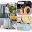 AWNGD 8 Chiếc Vỏ Bảo Vệ Bánh Xe Hành Lý, Chống Sốc Giảm Tiếng Ồn Vali Bảo Vệ Bánh Xe Nhẫn, Giảm Bánh Xe Chống Trơn Trượt Silicone Hành Lý Bánh Xe