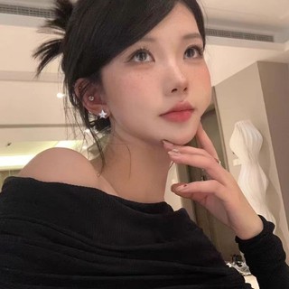 Bông tai hình ngôi sao bạc S925 Trang sức thời trang đơn giản Quà tặng nữ