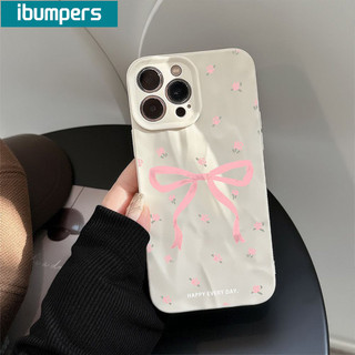 ibumpers Ốp Lưng iPhone Xinh Coquette nơ Hồng Ốp Điện Thoại nhám Silicon Mềm Chống Sốc Chống Bẩn Cho Iphone 16 15 14 12 13 11 Pro Max IP 7 8 Plus Iphon X XS XR