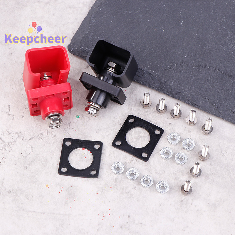 [Keepcheer] 1 / 2 Cái 100A Đầu nối thiết bị đầu cuối lưu trữ năng lượng dòng điện cao Khối đầu cuối Phụ kiện thiết bị Tesg điện [Mới]
