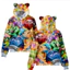 Hoodie Anime Inside Out 2 dành cho trẻ em và người lớn - Màu sắc và họa tiết đa dạng
