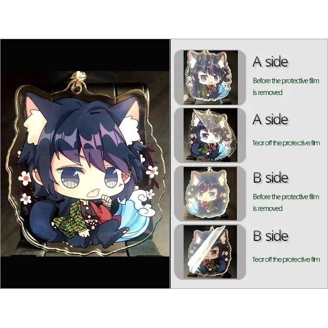 Shutline KeyChain Nam anime Móc Khóa Nữ acrylic Xe Cosplay Nhật Bản Móc Khóa Mặt Dây Chuyền Tiệc Điện Thoại Quyến Rũ