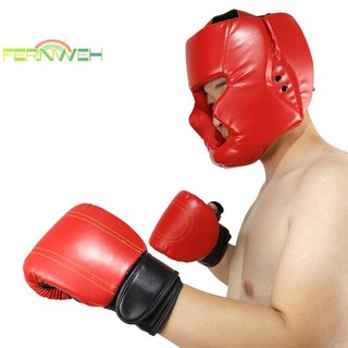 [Fernweh] Bảo vệ mũ bảo hiểm cho trẻ em và người lớn Huấn luyện bảo vệ mặt kín Boxing Muay Thái Fighg Dụng cụ bảo vệ [MỚI]