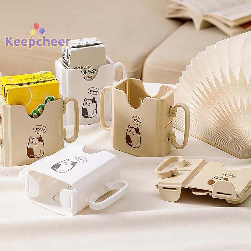 [Keepcheer] 1 Cốc Bình Sữa Có Thể Điều Chỉnh An Toàn Bằng Nhựa Cho Bé Tập Đi Hộp Nước Uống [Mới]
