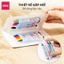 Bút sáp màu Colorkids Deli - Hộp màu sáp học sinh 10 màu, tăng kích thước bút, không độc hại, tô màu cho bé