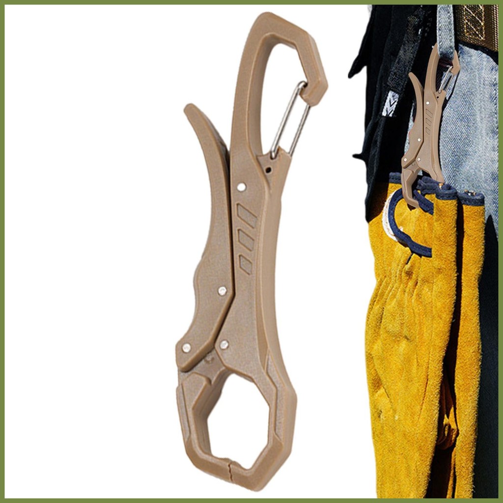 Kẹp Câu Móc Khóa Ngoài Trời Đa Năng Câu Cá Kẹp Găng Tay Kẹp Carabiner Mở Lớn Carabiner Câu Cá kouvn