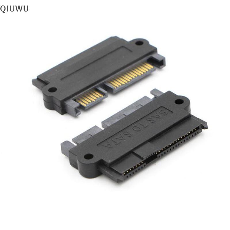 Qiuwu Dành Cho SAS 29 pin Nữ Sang SATA 22pin Nam Adapter Chuyển Đổi Kết Nối Cho Windows.