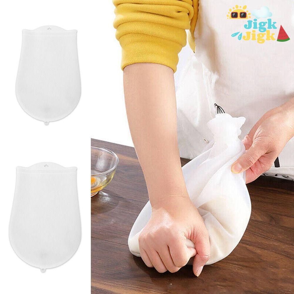 Túi nhào silicon JiKK, túi trộn bột chống dính, dụng cụ nhà bếp nướng