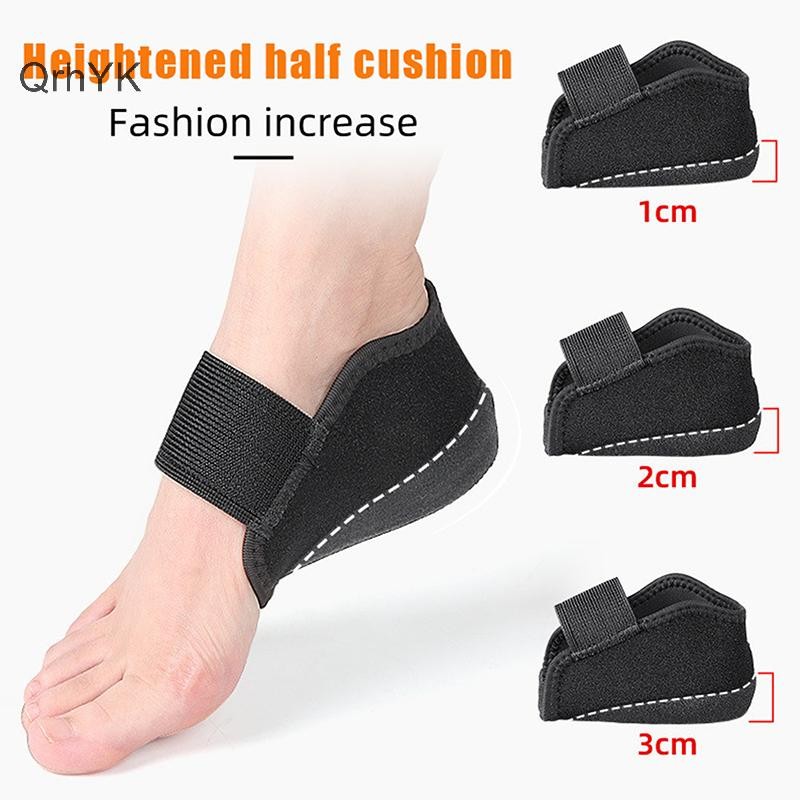 Nhà Máy Thời Trang 1-3cm Vô Hình Tăng Chiều Cao Tất Silicon Gel Gót Miếng Lót Chỉnh Hình Vòm Hỗ Trợ Gót Chân Đệm Đế Đế Chân Unisex QrhYK