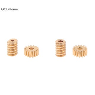 Gcdhome 1: 87 Modulus 0.2 15T Micro Brass Turbine Giun Tĩnh Thay Đổi Lỗ Bánh Răng Đường Kính 0.8mm / 1mm Giảm Bánh Răng Trục Kết Nối HOT