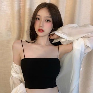 Áo thun tăm 2 dây croptop dáng ôm V1 Hb.studio A1