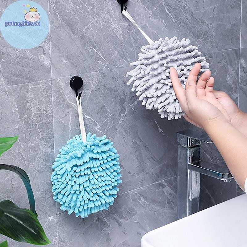 Pufangbliss Nhanh Khô Mềm Thấm Hút Khăn Microfiber Khăn Tay Nhà Bếp Phòng Tắm Khăn Tay Có Vải Vệ Sinh VN