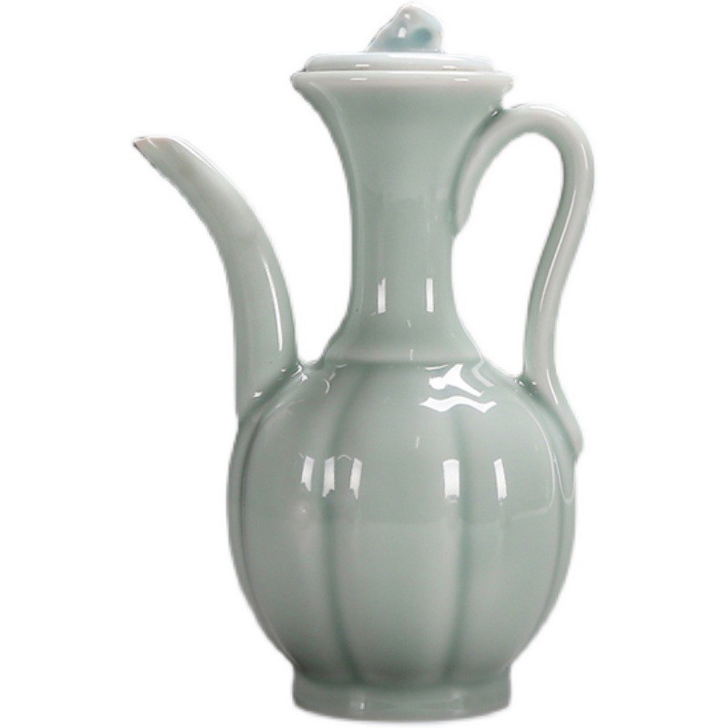 Ấm trà cầm tay Matcha Imitate Song Dynasty Gốm Ấm đun nước Làm ấm trà Matcha