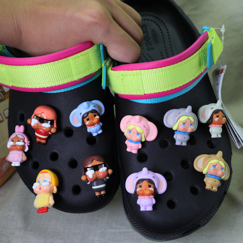POP MART Khóa giày Zhibixing series hình bé voi, phụ kiện lỗ khóa tháo rời cho crocs