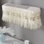 Ống bảo vệ điều hòa không khí ROLY, Vỏ chống bụi điều hòa không khí chống gió, Trang trí nội thất Ren thêu hoa có thể giặt được Túi bảo vệ Textil tại nhà