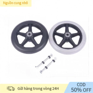 【IN VN】Bánh Xe Lăn 6/7/8 Inch Linh Hoạt Thay Thế Cho Xe Lăn Trước