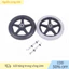 【IN VN】Bánh Xe Lăn 6/7/8 Inch Linh Hoạt Thay Thế Cho Xe Lăn Trước