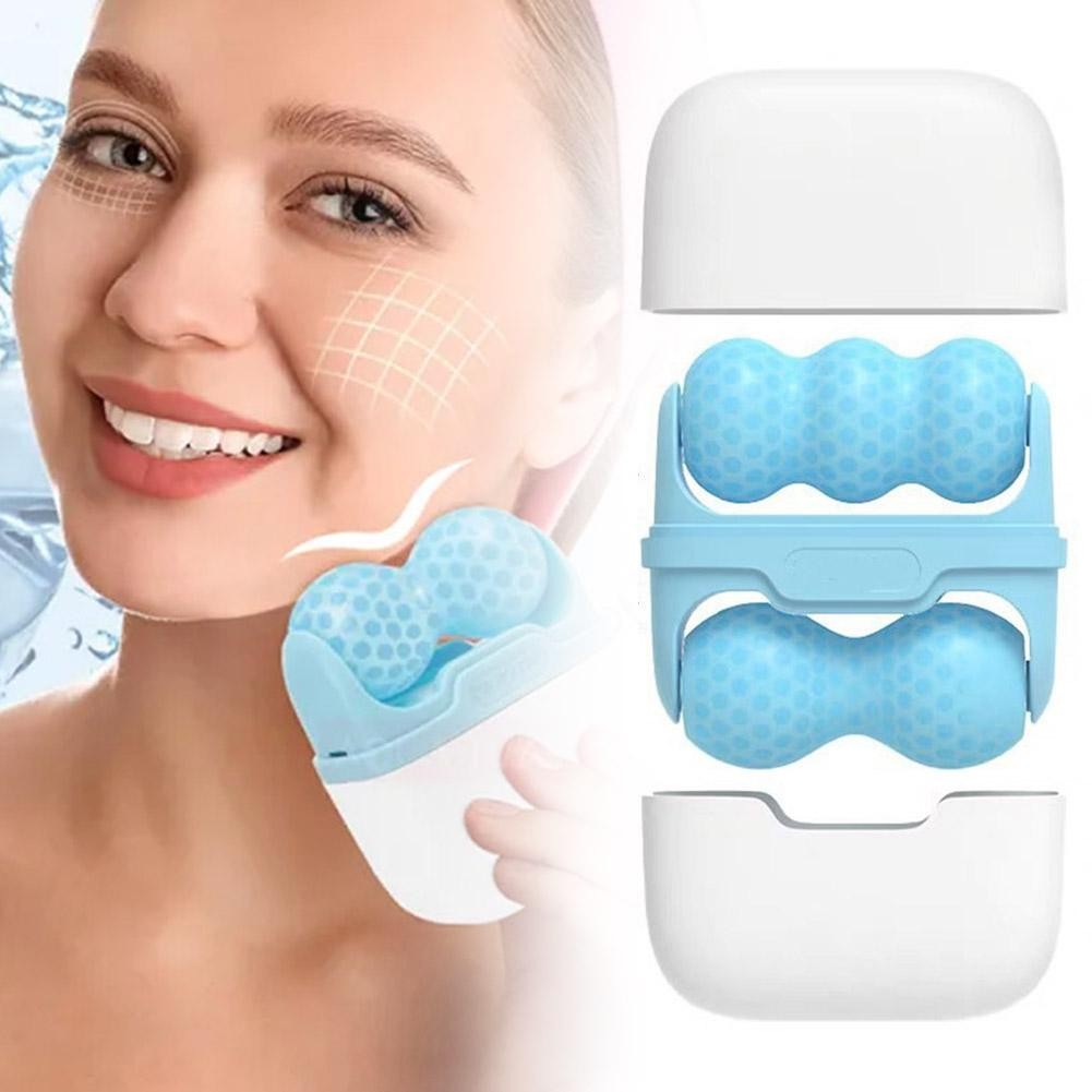 Con Lăn Đá Cho Mặt Massage Mắt Dụng Cụ Hai Đầu Di Động Làm Mát Mặt Máy Mát Xa Lạnh Mặt Y5r0