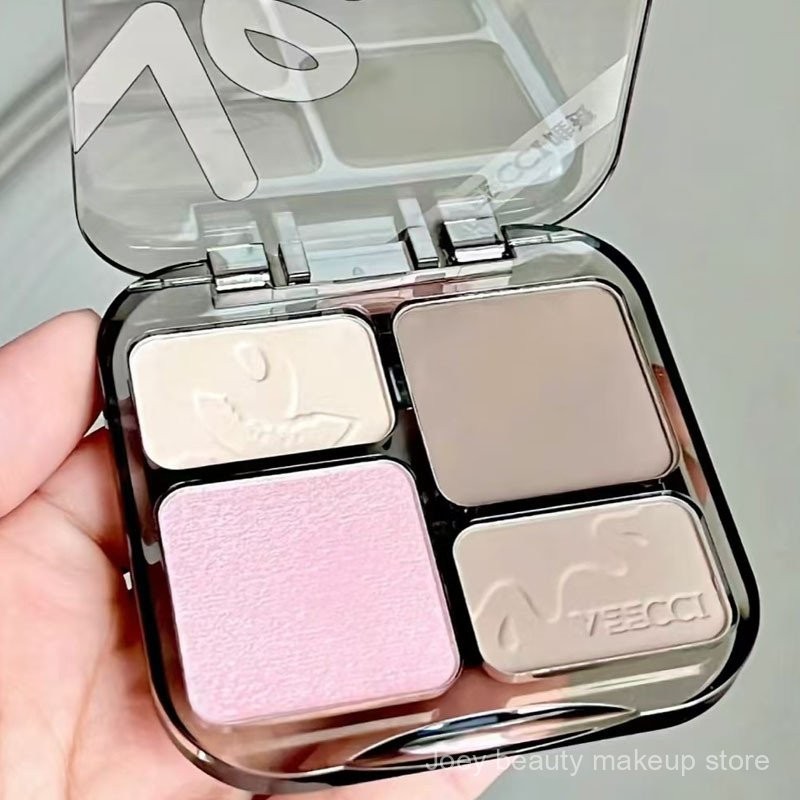 VEECCI Điểm Nổi Bật Kết Hợp Đĩa Sửa Đổi Mặt Blush Mũi Bóng Làm Sáng Nước Mắt Yên Tĩnh Mặt Tự Nhiên Nổi Bật Đĩa Kết Hợp 1N3N