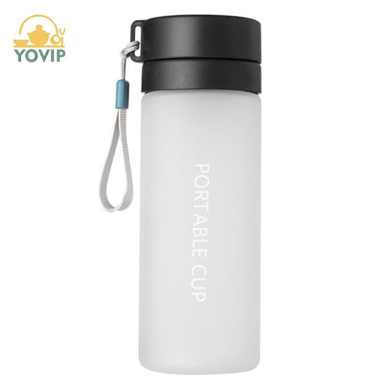 YOVIP 600ml Dung Tích Lớn Thể Thao Trái Cây Chanh Nước Uống Chai Infuser Trong Suốt Di Động Nhựa Nước VN